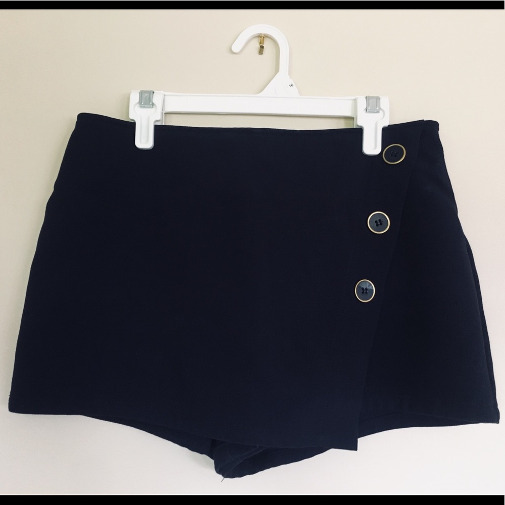 Dark Blue Skort // Forever 21